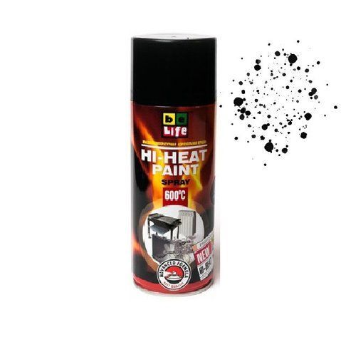 купити Краска HI-Heart (високотемпературна) BeLife чорна, 400ml 00000009656 фото