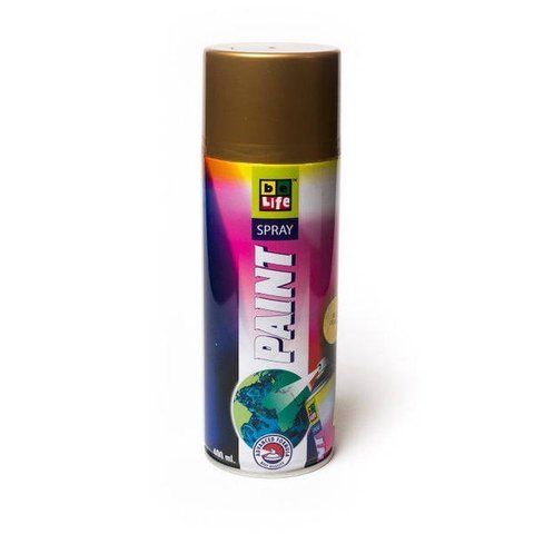 купити Емаль акрилова Хром BeLife хром золото 400ml 00000009209 фото